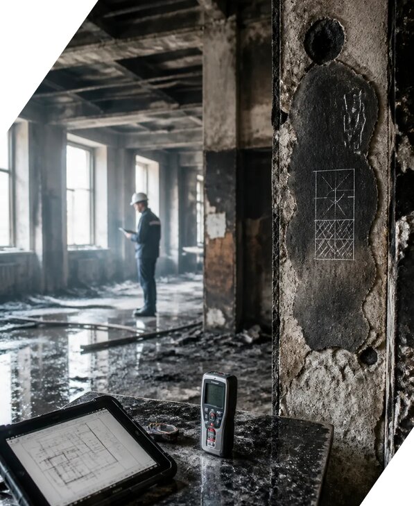 Обследование зданий после пожара в Мелеузе от 15344 р. | ЭкспертизаРоссия