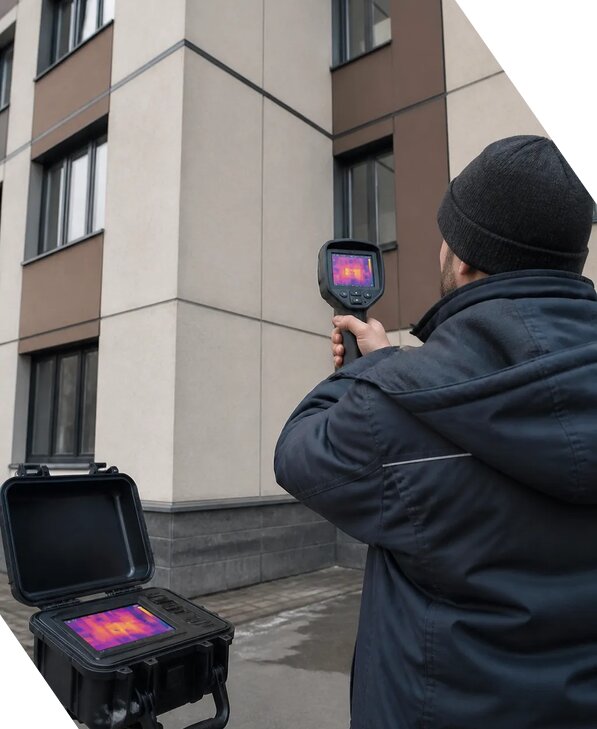 Тепловизионное обследование зданий и сооружений в Мелеузе